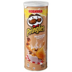 Чипсы, Pringles (Принглс) 165 г белые грибы и сметана